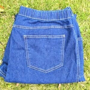 Just My Size Women's Pull-on Jeans 1X